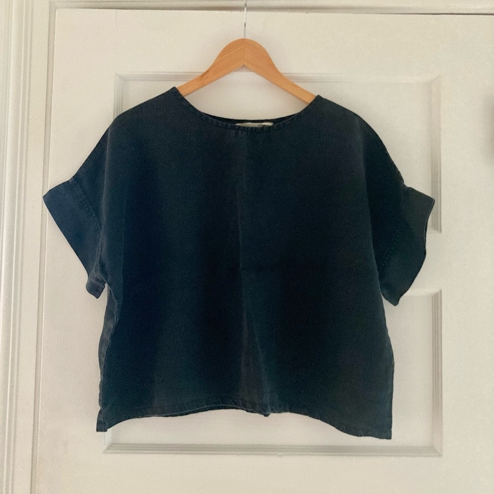 Elizabeth Suzann Georgia Tee in Midweight Linen